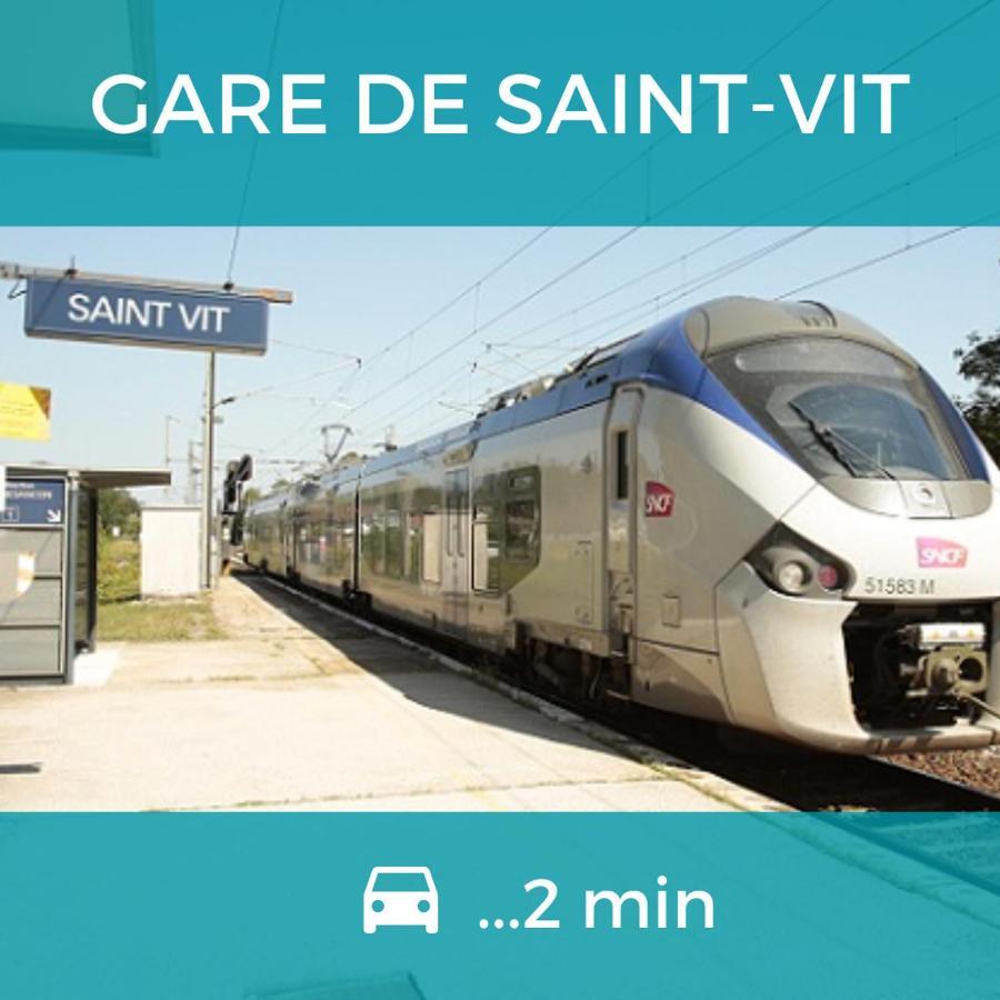 Saint-Vit La Madeleine -Gare - Centre-Ville - Home-One מראה חיצוני תמונה